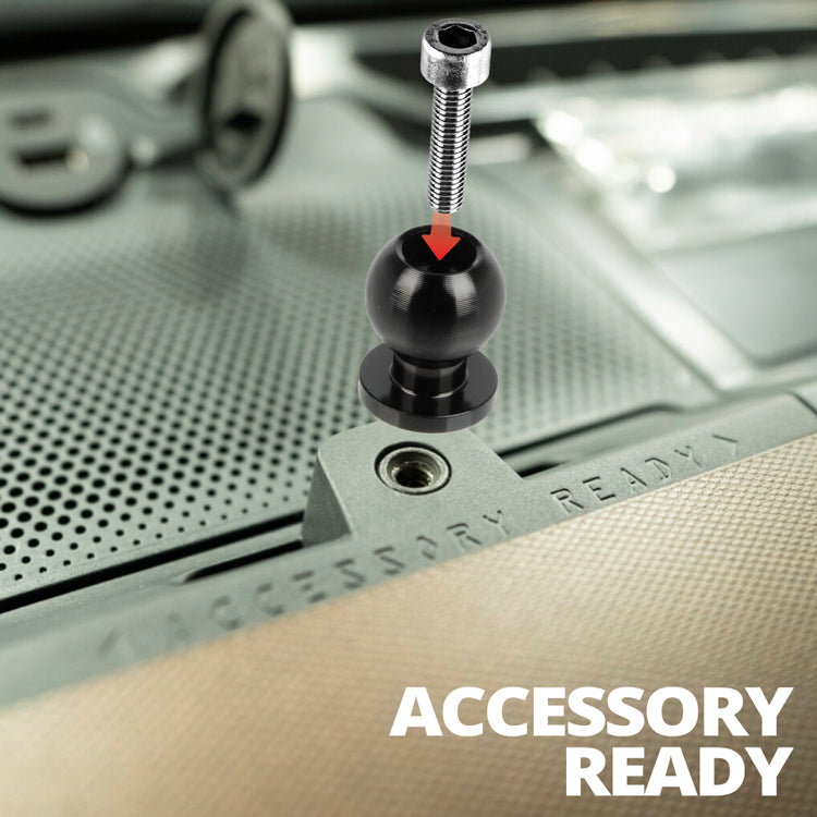 LINK™ Qi2/MagSafe Charging and Cooling Phone Mount | Accessory Ready Dash and Grab Handle Compatible | 2021+ Ford Bronco | 3.5" Arm