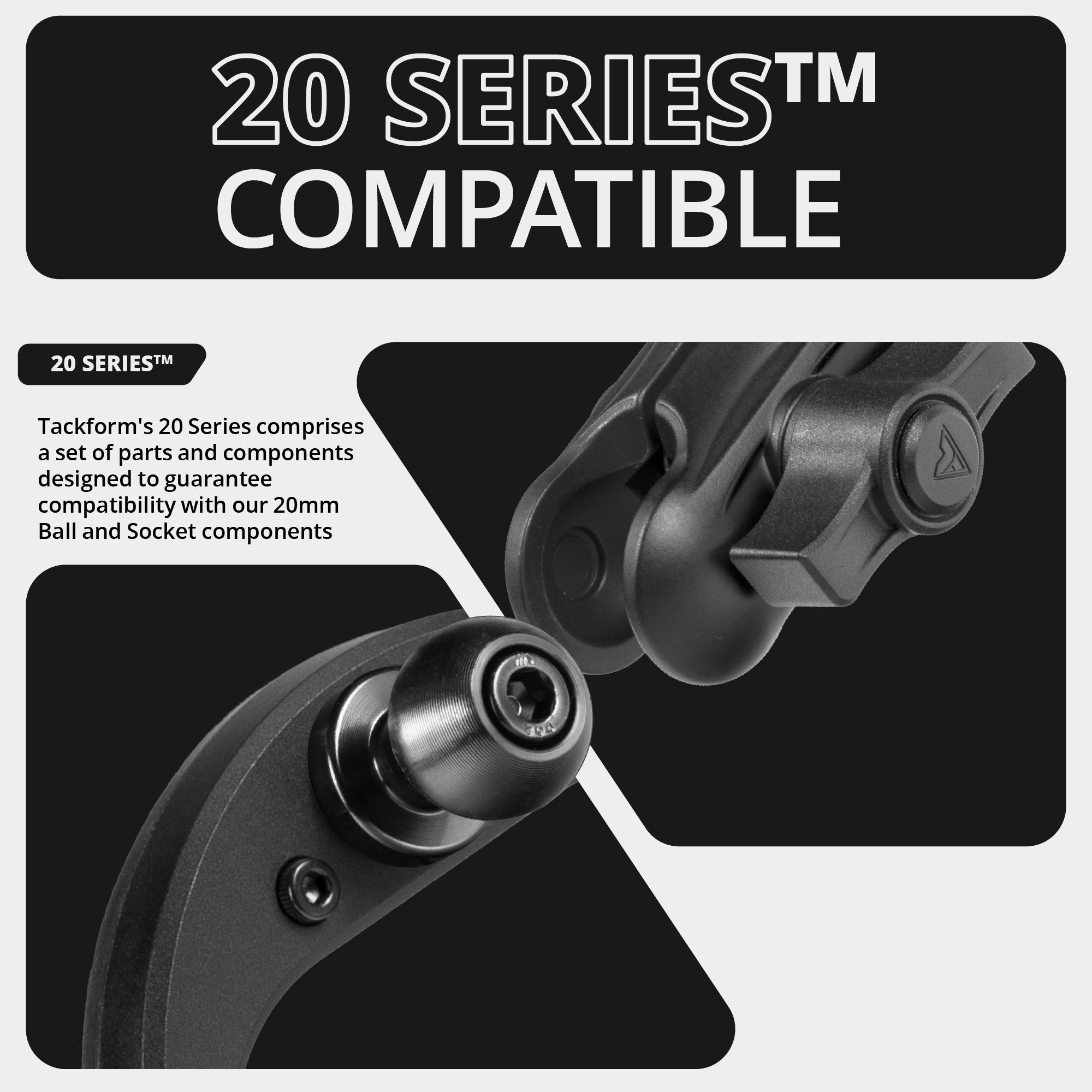 LINK™ Vent Mount Bracket With CB Mic Holder | 2016-2023 Toyota Tacoma and 2014-2021 Toyota Tundra | Choose Your Arm Length