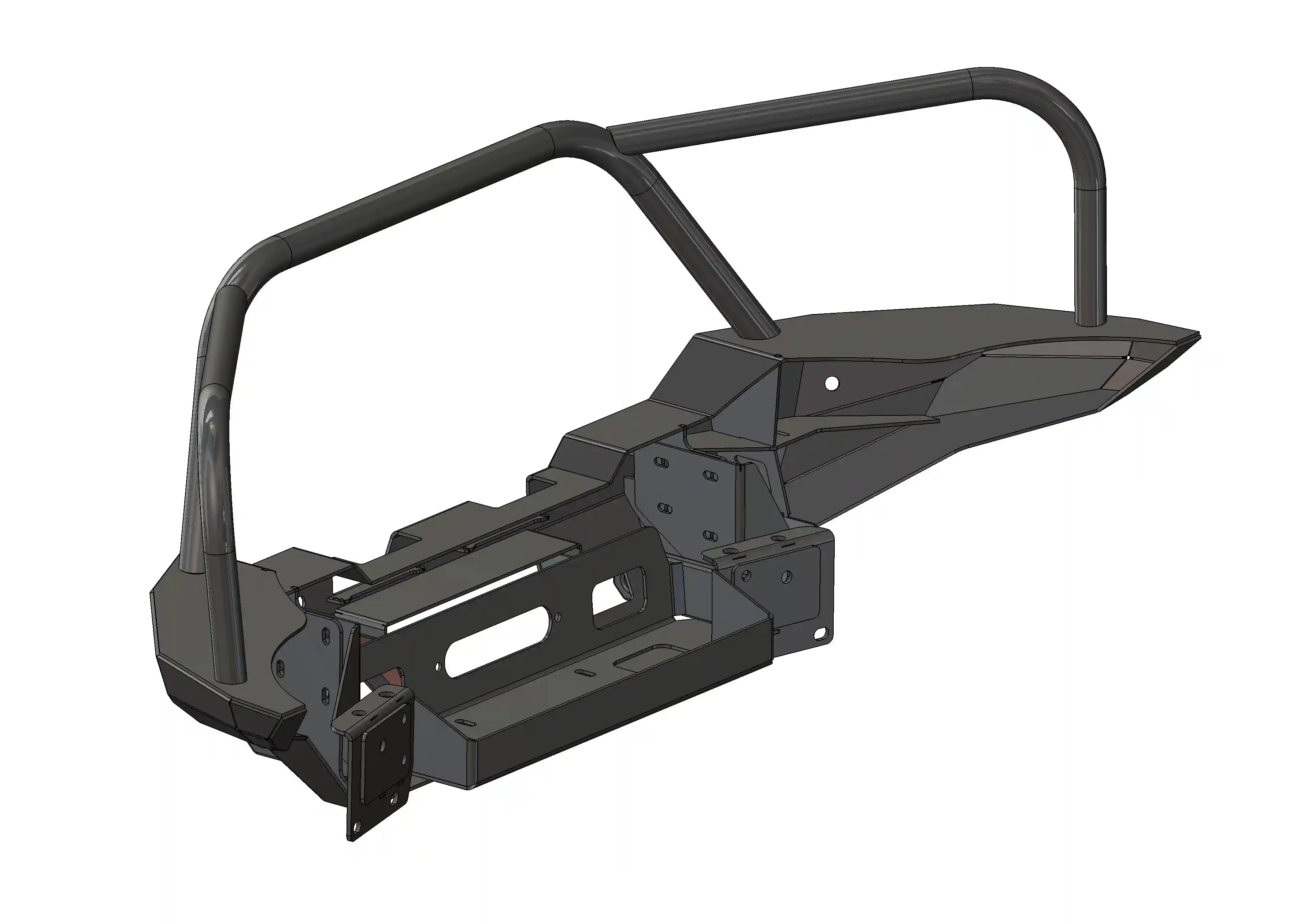 Hi-Lite Overland Toyota Tacoma Front Bumper 4th Gen (2024-2026) [Bull Bar]