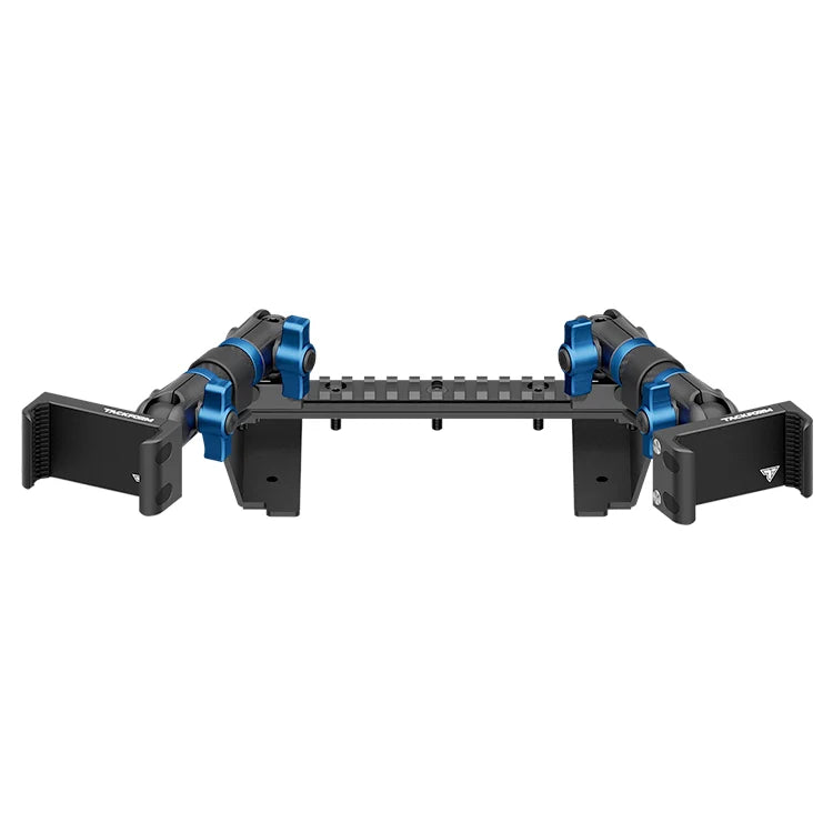 TRAXX™ - Assault Track Picatinny Dash Bracket With Dual 20LITE Phone Mounts | ‘15-‘20 Ford F-150, ‘17-‘22 Super Duty, ‘18-‘21 Expedition (See Compatibility Info For Year/Trim Details)