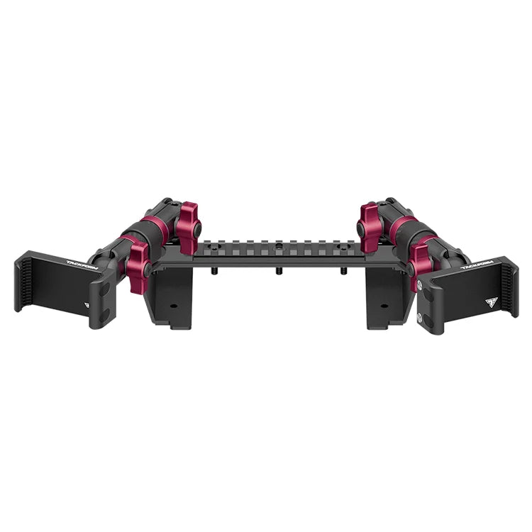 TRAXX™ - Assault Track Picatinny Dash Bracket With Dual 20LITE Phone Mounts | ‘15-‘20 Ford F-150, ‘17-‘22 Super Duty, ‘18-‘21 Expedition (See Compatibility Info For Year/Trim Details)