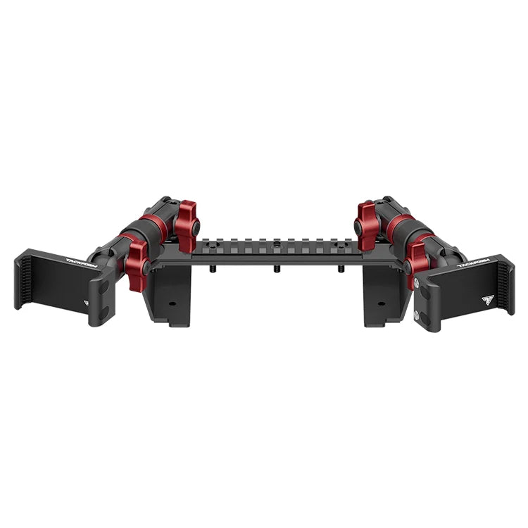 TRAXX™ - Assault Track Picatinny Dash Bracket With Dual 20LITE Phone Mounts | ‘15-‘20 Ford F-150, ‘17-‘22 Super Duty, ‘18-‘21 Expedition (See Compatibility Info For Year/Trim Details)