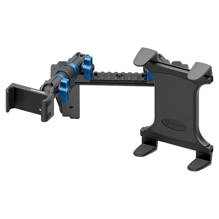 TRAXX™ - Assault Track Picatinny Dash Bracket With 20LITE Phone & Tablet Mounts | 2022 Ford Super Duty (Compatible With 12” Screen ONLY)