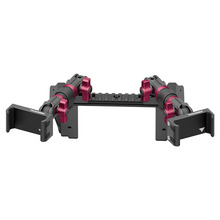 TRAXX™ - Assault Track Picatinny Dash Bracket With Dual 20LITE Phone Mounts | 2022 Ford Super Duty (Compatible With 12” Screen ONLY)