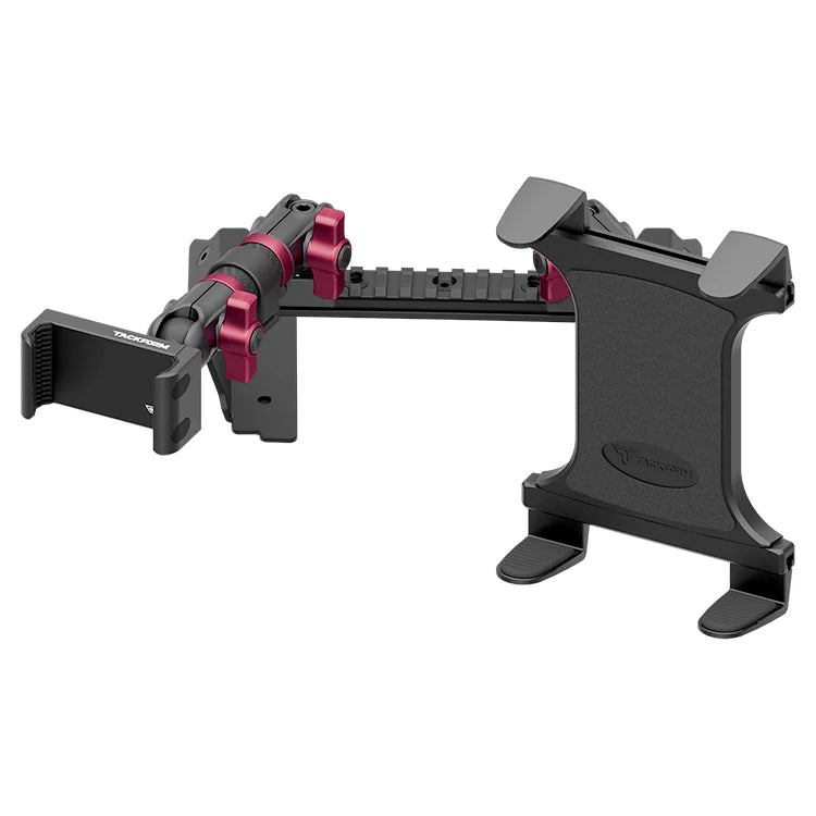 TRAXX™ - Assault Track Picatinny Dash Bracket With 20LITE Phone & Tablet Mounts | 2022 Ford Super Duty (Compatible With 12” Screen ONLY)