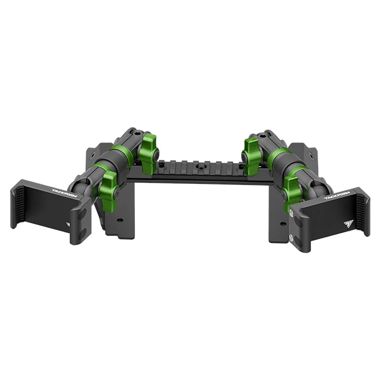 TRAXX™ - Assault Track Picatinny Dash Bracket With Dual 20LITE Phone Mounts | 2022 Ford Super Duty (Compatible With 12” Screen ONLY)