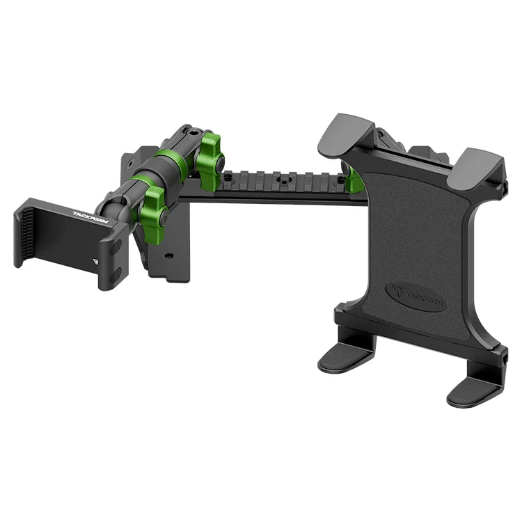 TRAXX™ - Assault Track Picatinny Dash Bracket With 20LITE Phone & Tablet Mounts | 2022 Ford Super Duty (Compatible With 12” Screen ONLY)