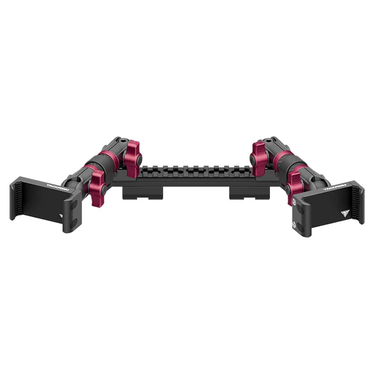 TRAXX™ - Assault Track Picatinny Dash Bracket With Dual 20LITE Phone Holders | 2019-2023 Ford Ranger (WITHOUT Switch Panel)