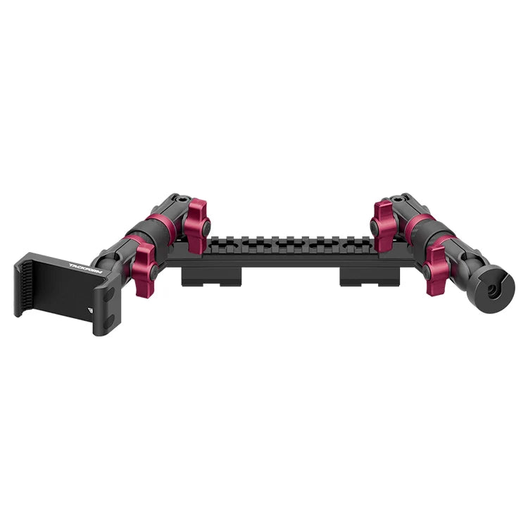 TRAXX™ - Assault Track Picatinny Dash Bracket With 20LITE Phone Holder & CB Microphone Holder | 2019-2023 Ford Ranger (WITHOUT Switch Panel)