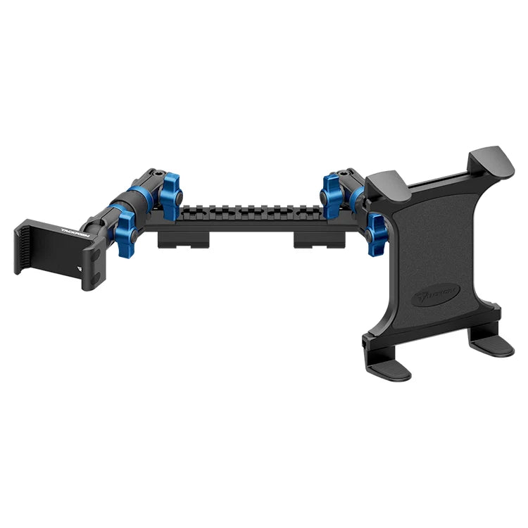 TRAXX™ - Assault Track Picatinny Dash Bracket With 20LITE Phone Holder & Tablet Holder | 2019-2023 Ford Ranger (WITHOUT Switch Panel)