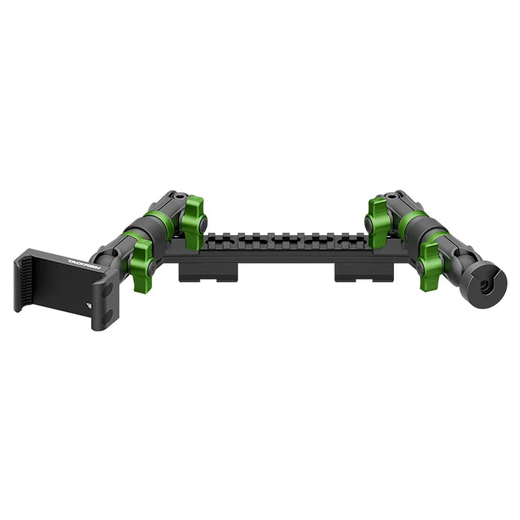 TRAXX™ - Assault Track Picatinny Dash Bracket With 20LITE Phone Holder & CB Microphone Holder | 2019-2023 Ford Ranger (WITHOUT Switch Panel)