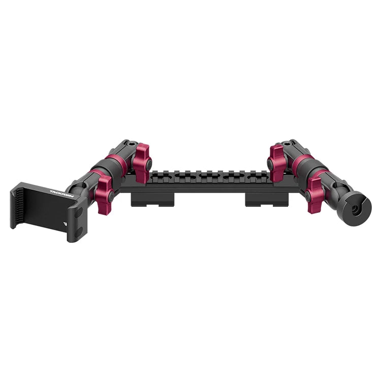 TRAXX™ - Assault Track Picatinny Dash Bracket With 20LITE Phone Holder & CB Microphone Holder | 2019-2023 Ford Ranger (WITHOUT Switch Panel)