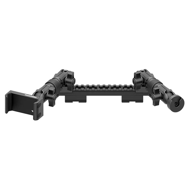 TRAXX™ - Assault Track Picatinny Dash Bracket With 20LITE Phone Holder & CB Microphone Holder | 2019-2023 Ford Ranger (WITHOUT Switch Panel)