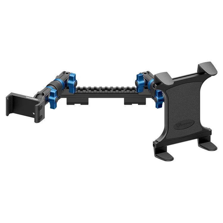 TRAXX™ - Assault Track Picatinny Dash Bracket With 20LITE Phone Holder & Tablet Holder | 2019-2023 Ford Ranger (WITHOUT Switch Panel)