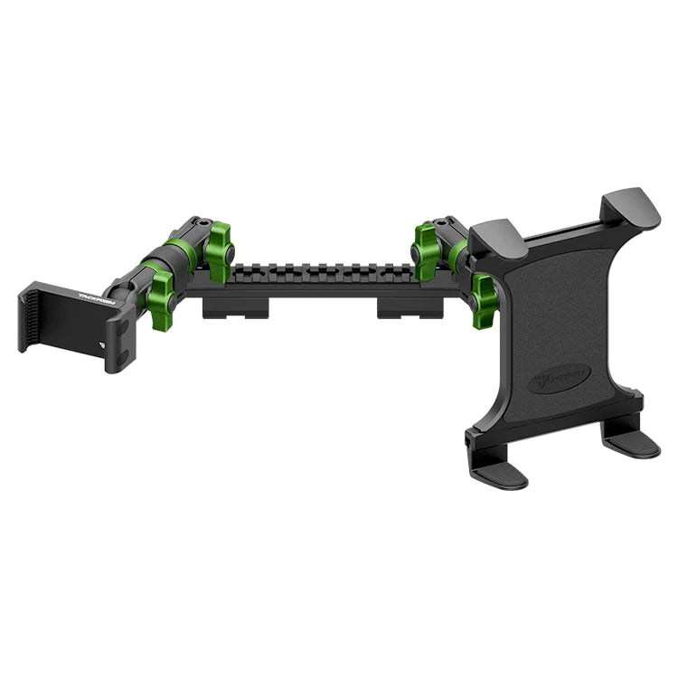 TRAXX™ - Assault Track Picatinny Dash Bracket With 20LITE Phone Holder & Tablet Holder | 2019-2023 Ford Ranger (WITHOUT Switch Panel)
