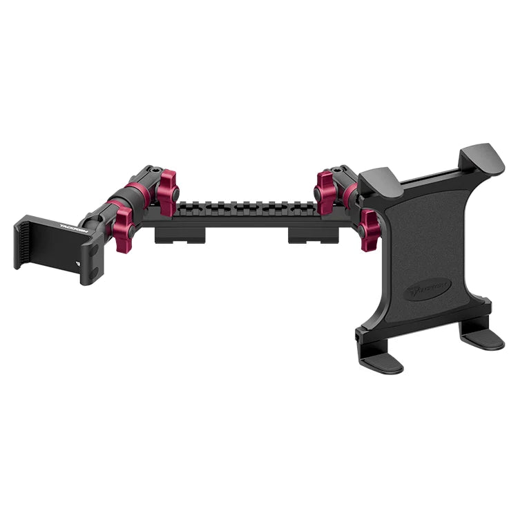 TRAXX™ - Assault Track Picatinny Dash Bracket With 20LITE Phone Holder & Tablet Holder | 2019-2023 Ford Ranger (WITHOUT Switch Panel)