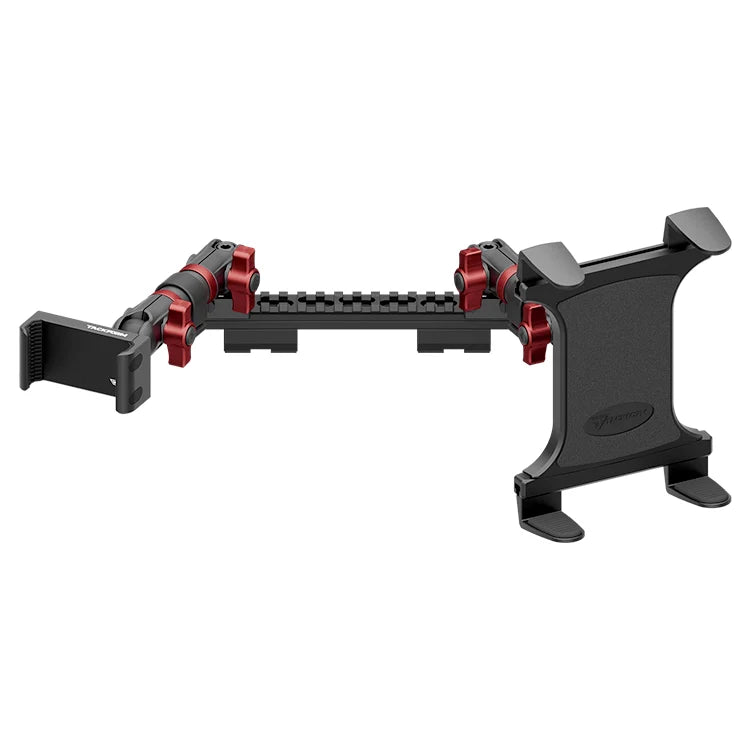 TRAXX™ - Assault Track Picatinny Dash Bracket With 20LITE Phone Holder & Tablet Holder | 2019-2023 Ford Ranger (WITHOUT Switch Panel)