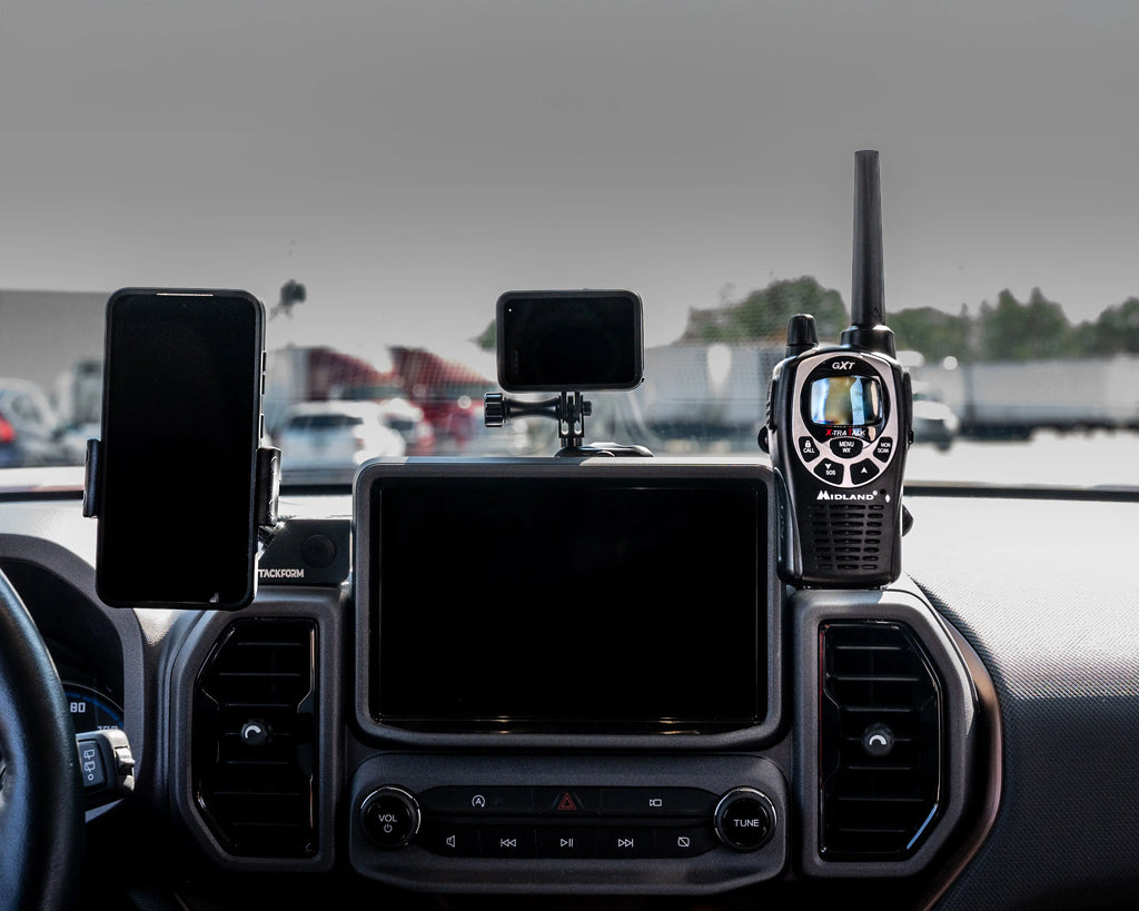 TRAXX™ - Slim Track Dash Bracket With Tablet Mount | 2021 - 2024 Ford Bronco SPORT