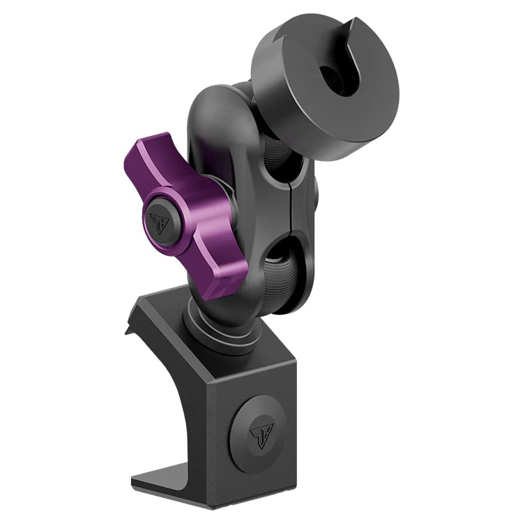 LINK™ CB Microphone Mount With Top Dash Clip | 2" Arm | 2021-2026 Ford Bronco | 6th Generation | (NOT FOR LEATHERETTE STITCHED DASH)