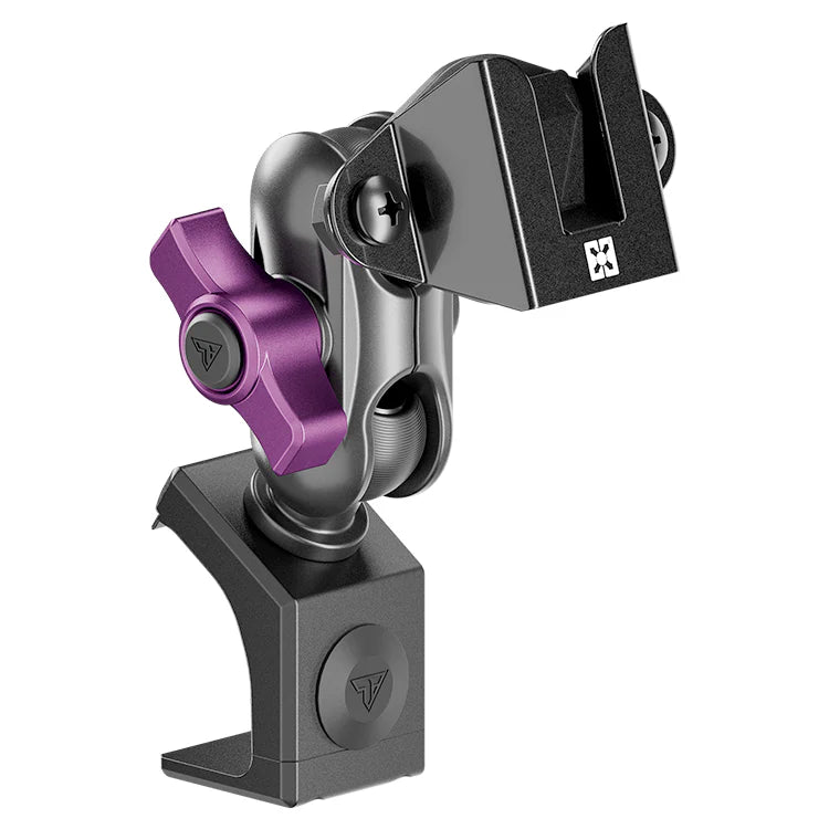 LINK™ 2-in-1 CB Microphone/Radio Mount With Top Dash Clip | 2" Arm | 2021-2026 Ford Bronco | 6th Generation | (NOT FOR LEATHERETTE STITCHED DASH)