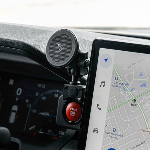 2024+ Toyota Tacoma (8" & 14" Screen) & 2025+ Toyota 4Runner LINK™ Dash Clip with Universal Dual-T / Cobb Tuner Mount