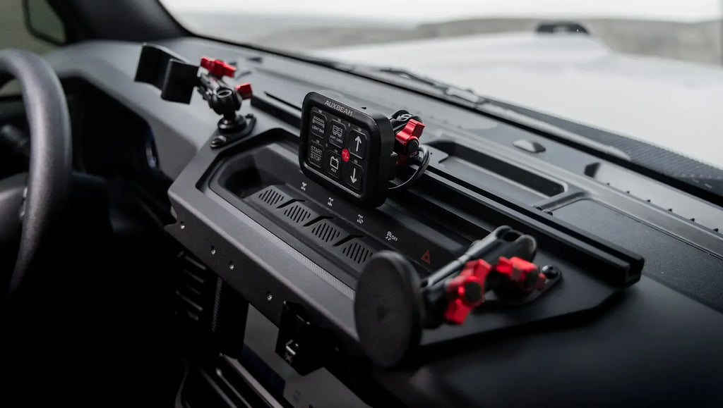 Expedition Essentials Dash Mount With Dual 20LITE Phone Holders | 2021-2025 Ford Bronco & Bronco Raptor (Non-Sport)