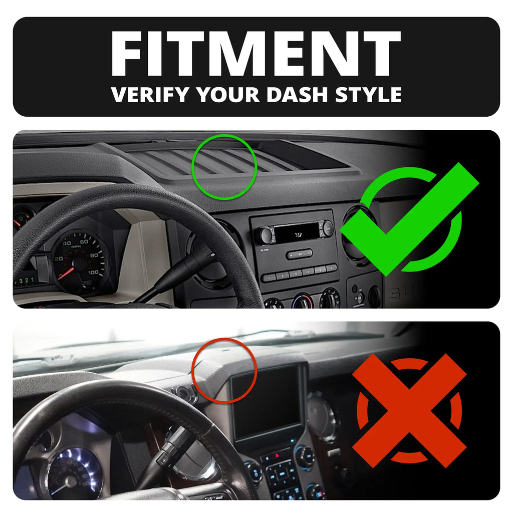 TRAXX™ - Fast Track Dash Bracket With 20LITE Phone Mount | 2008-2016 Ford Super Duty, 2011-2025 F-650 & F-750 (See Compatibility Info For Year/Trim Details)