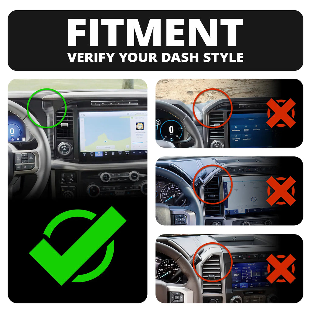 TRAXX™ - Assault Track Picatinny Dash Bracket With 20LITE Phone Mount | Telescoping Arm | 2024-2026 Ford F-150 (See Compatibility Info For Specific Year/Trim Fitment Details)