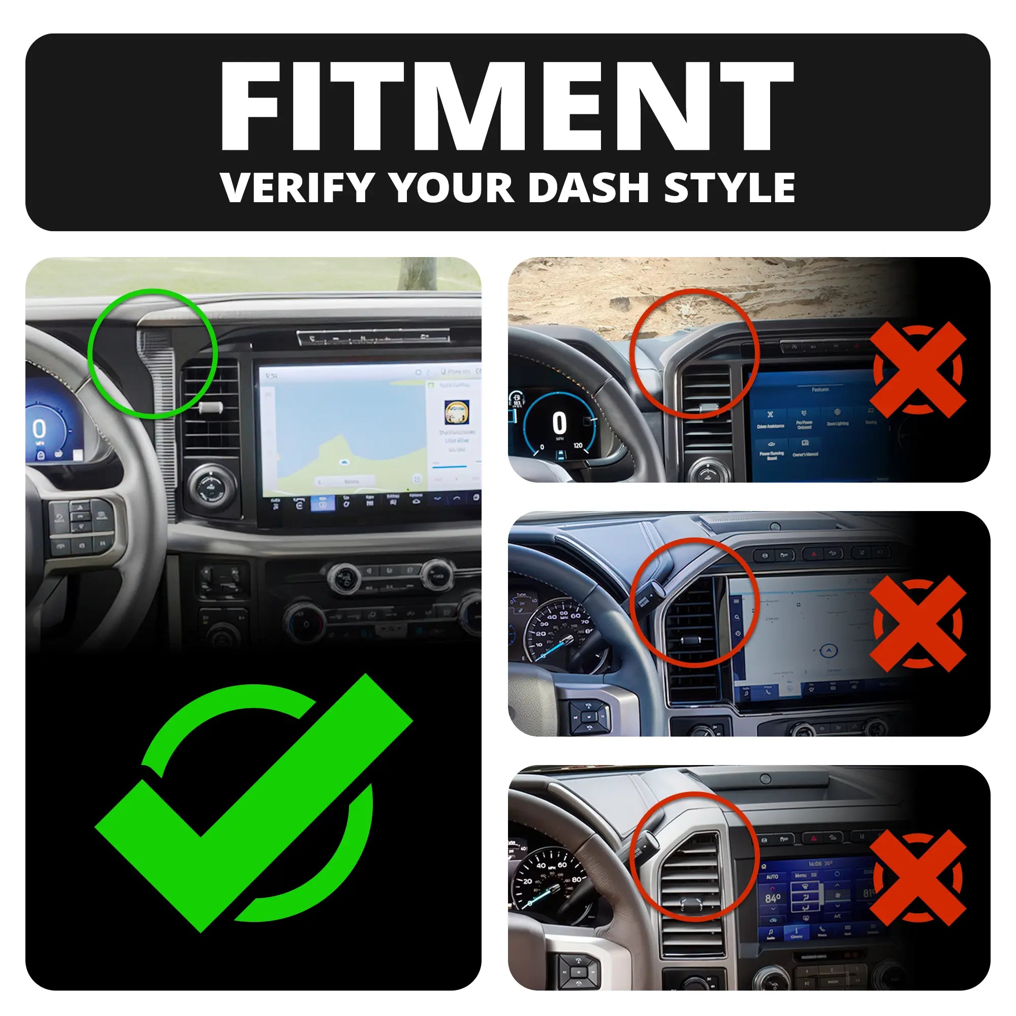 TRAXX™ - Slim Track Dash Bracket With MagSafe Phone Mount | Telescoping Arm | 2024-2026 Ford F-150 (See Compatibility Info For Specific Year/Trim Fitment Details)
