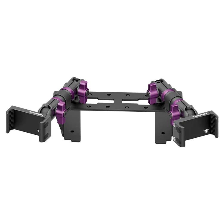 TRAXX™ - Fast Track Dash Bracket With Dual 20LITE Phone Mounts | 2022 Ford Super Duty (Compatible With 12” Screen ONLY)