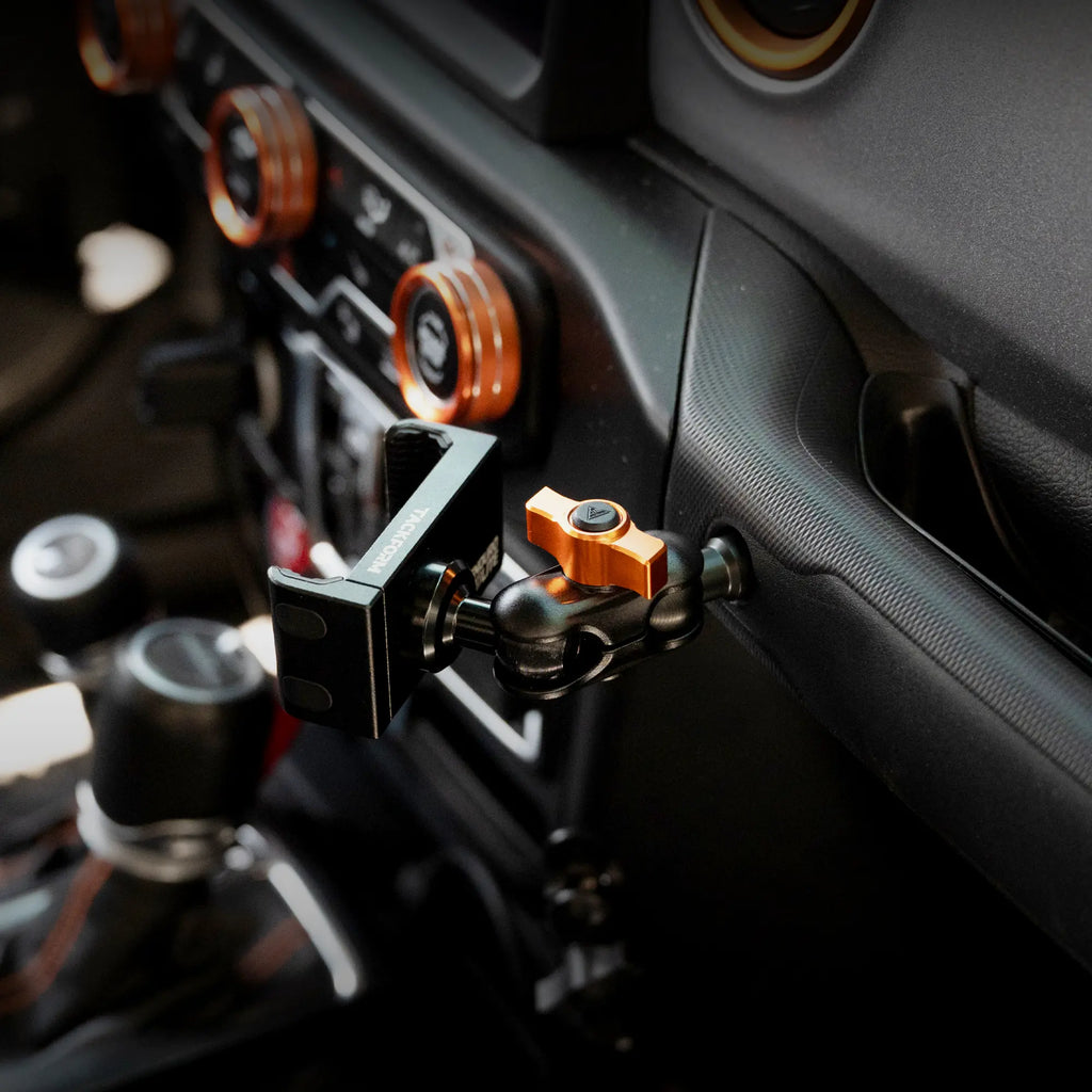 LINK™ Grab Bar Mount With Qi2/MagSafe Charging and Cooling Phone Holder | 2" Arm | 2018 - 2023 Jeep JL, Gladiator, and 4XE