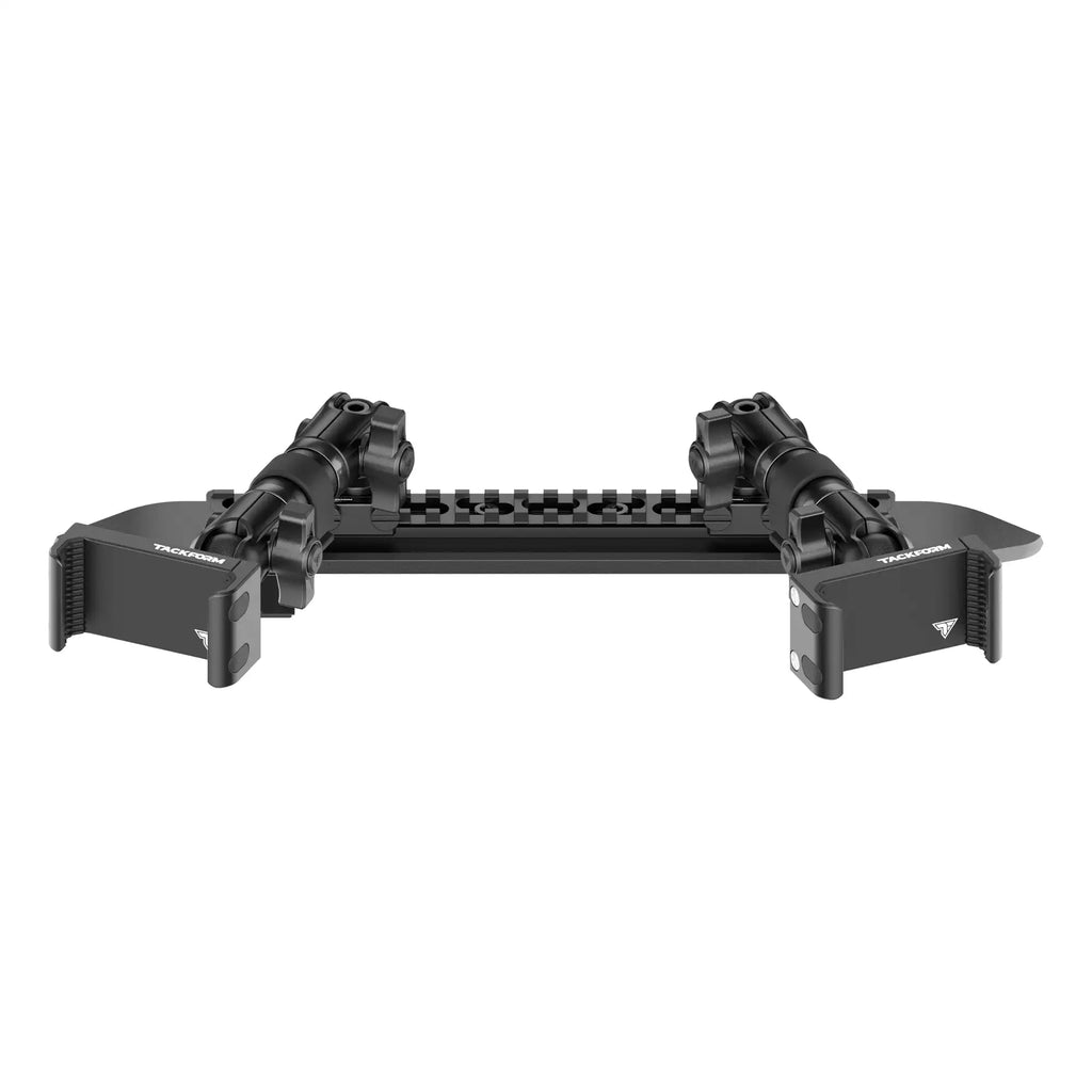 TRAXX™ - Assault Track Picatinny Dash Bracket With Dual 20LITE Phone Mounts | 2021+ Ford F-150 (See Compatibility Info For Specific Year/Trim Fitment Details)