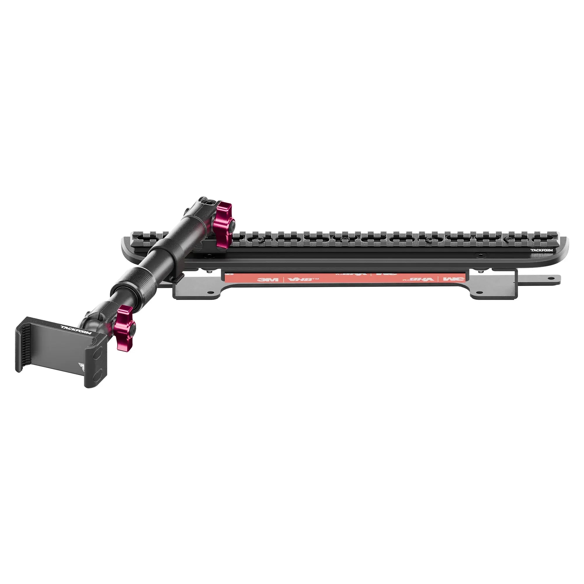 TRAXX™ - Assault Track Picatinny Dash Bracket With 20LITE Phone Mount | Telescoping Arm | 2024-2026 Ford F-150 (See Compatibility Info For Specific Year/Trim Fitment Details)