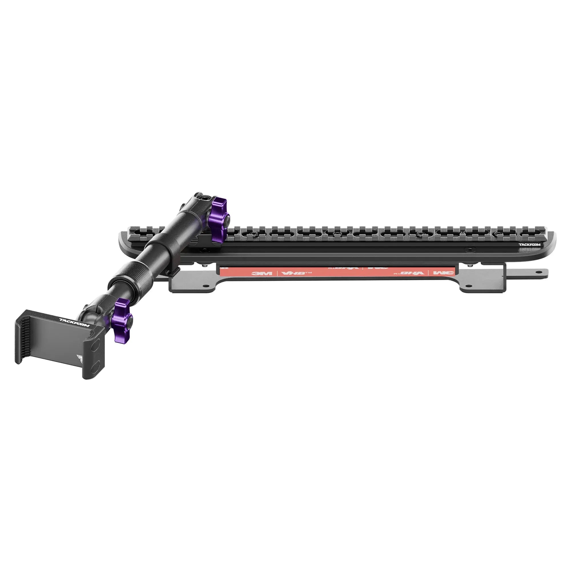 TRAXX™ - Assault Track Picatinny Dash Bracket With 20LITE Phone Mount | Telescoping Arm | 2024-2026 Ford F-150 (See Compatibility Info For Specific Year/Trim Fitment Details)