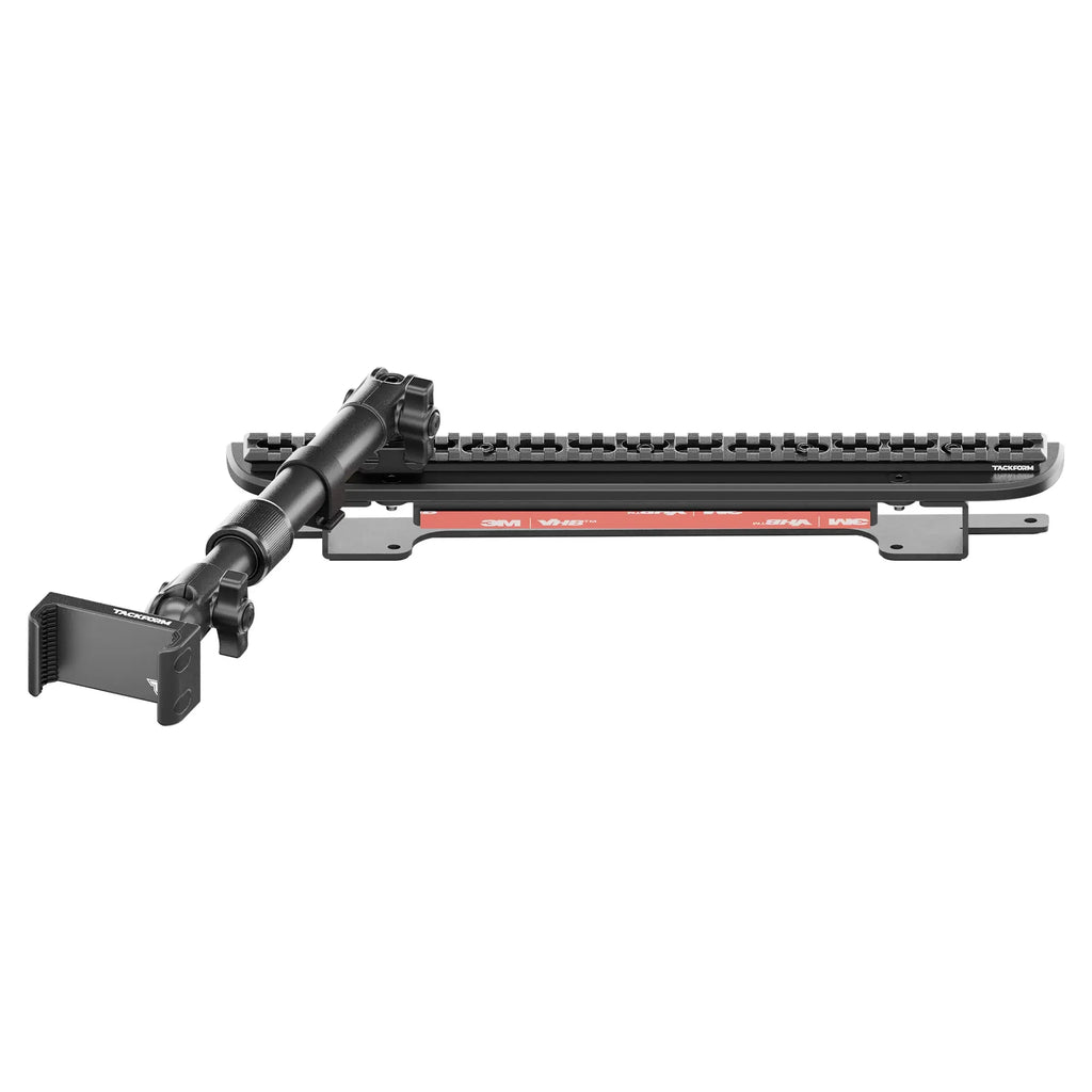 TRAXX™ - Assault Track Picatinny Dash Bracket With 20LITE Phone Mount | Telescoping Arm | 2024-2026 Ford F-150 (See Compatibility Info For Specific Year/Trim Fitment Details)