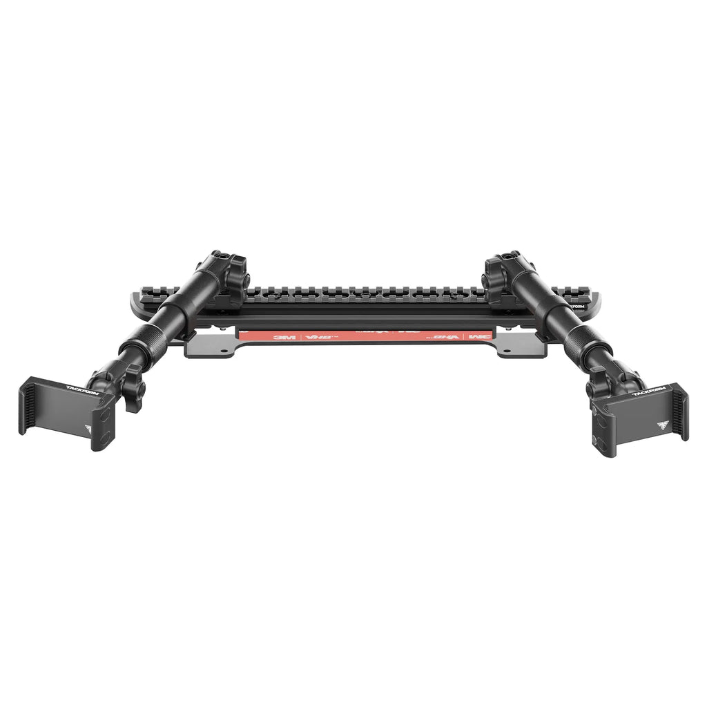 TRAXX™ - Assault Track Picatinny Dash Bracket With Dual 20LITE Phone Mounts | Telescoping Arm | 2024-2026 Ford F-150 (See Compatibility Info For Specific Year/Trim Fitment Details)