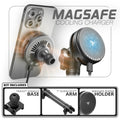 Qi2.2/MagSafe Charging & Cooling Phone Holder | TRAXX™ - Assault Track Picatinny Base | 7" DuraLock Arm