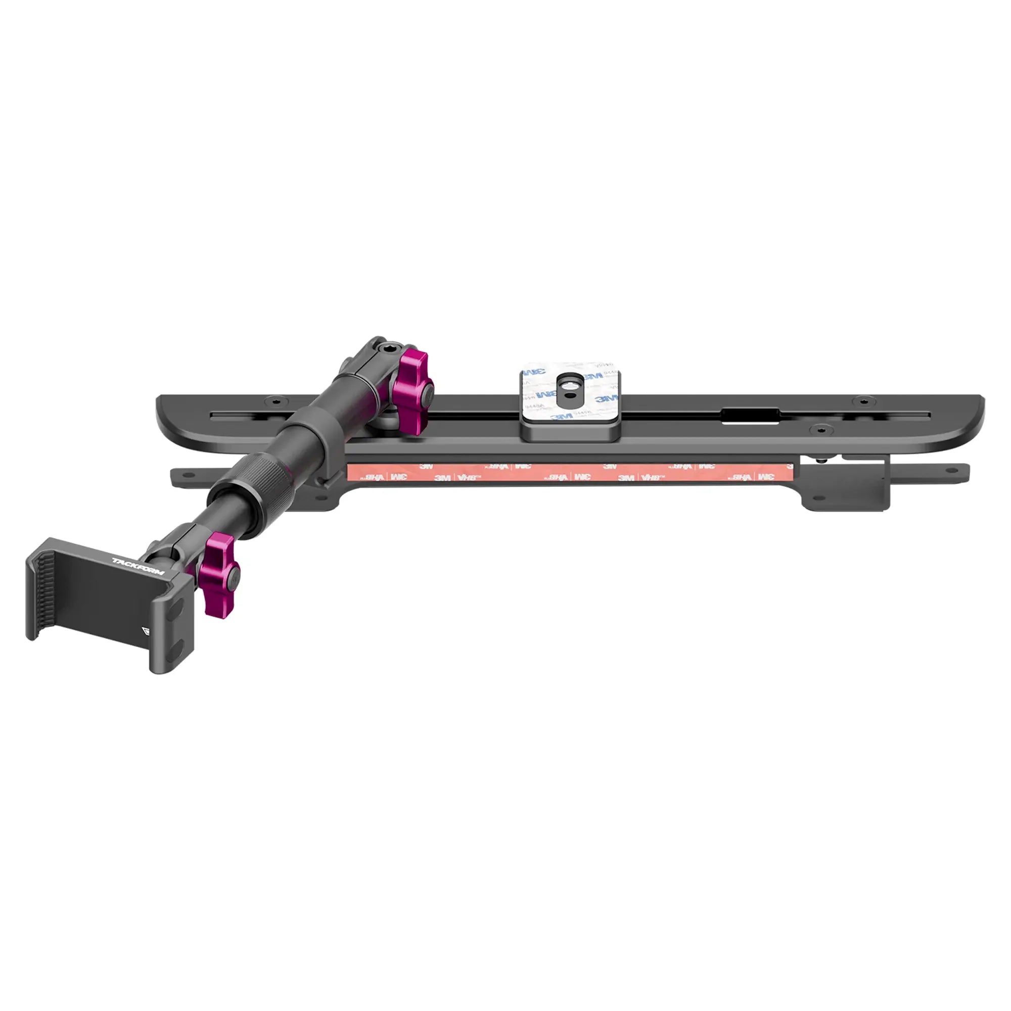 TRAXX™ - Slim Track Dash Bracket With 20LITE Phone Mount and Magnetic Radar Detector Holder | Telescoping Arm | 2024-2026 Ford F-150 (See Compatibility Info For Specific Year/Trim Fitment Details)