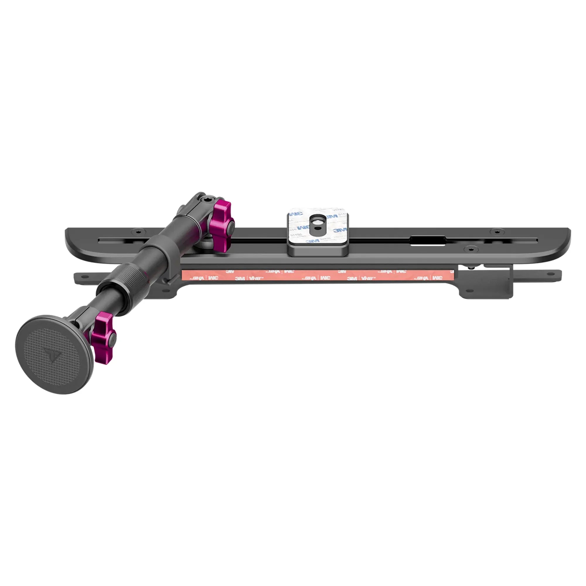 TRAXX™ - Slim Track Dash Bracket With MagSafe Phone Mount and Magnetic Radar Detector Holder  | Telescoping Arm | 2024-2026 Ford F-150 (See Compatibility Info For Specific Year/Trim Fitment Details)