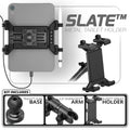 Metal Tablet Holder | TRAXX™ - Slim Track Base | 3.5" DuraLock Arm