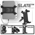 Metal Tablet Holder | TRAXX™ - Slim Track Base | 2" DuraLock Arm