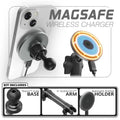 MagSafe Charging Phone Holder  | TRAXX™ - Slim Track Base | 6" DuraLock Arm