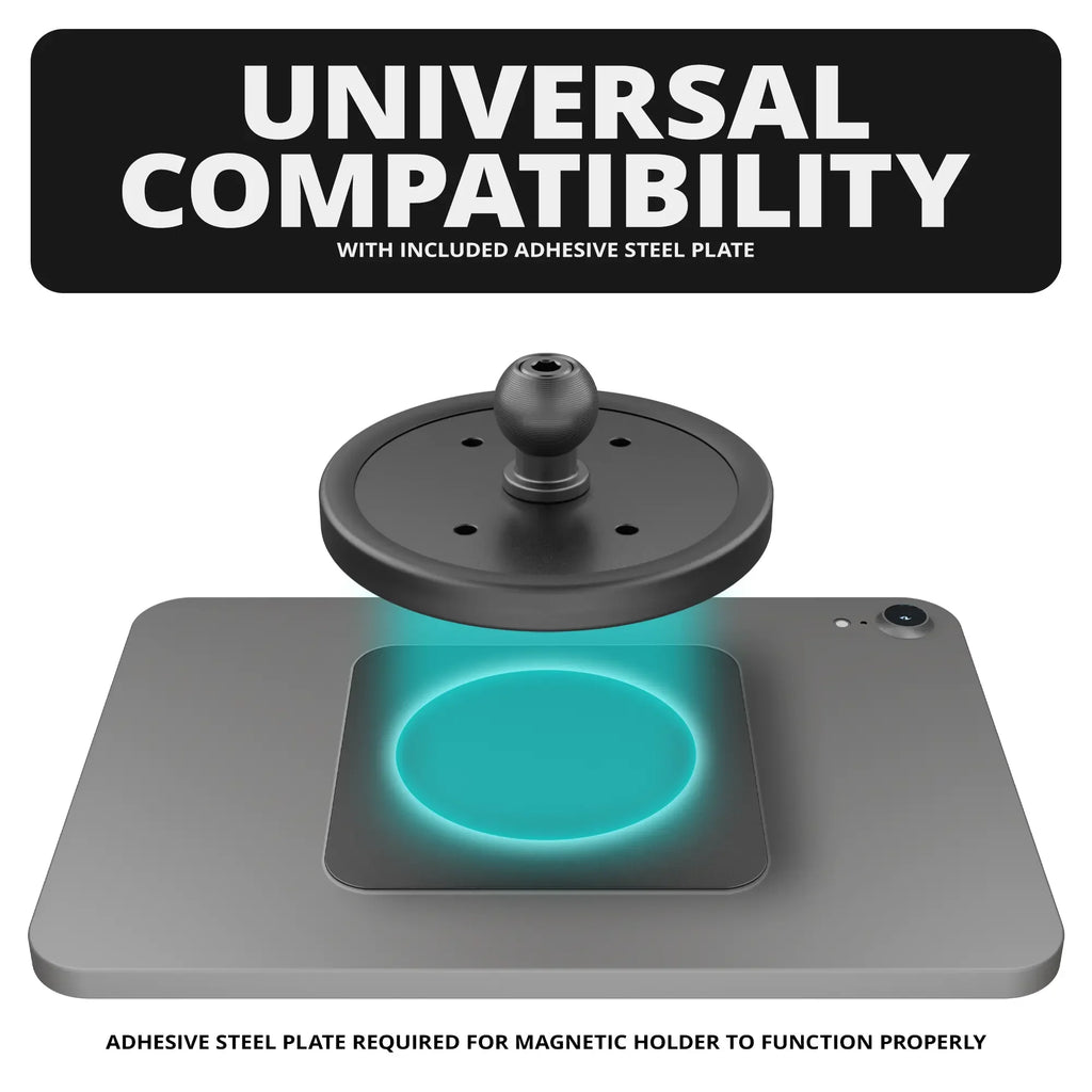 Magnetic Tablet Holder | TRAXX™ - Slim Track Base | 5" DuraLock™ Arm