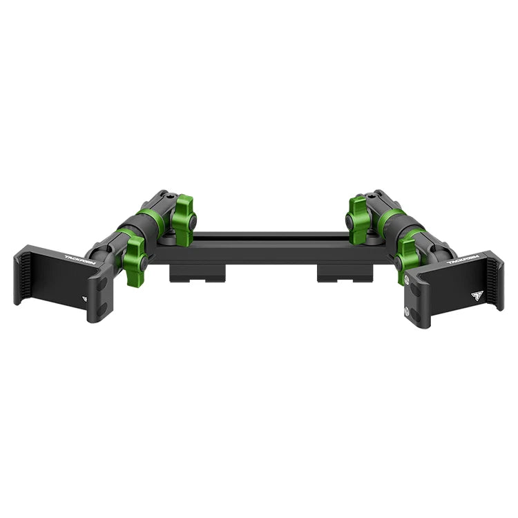 TRAXX™ - Slim Track Dash Bracket With Dual 20LITE Phone Holders | 2019-2023 Ford Ranger (WITHOUT Switch Panel)