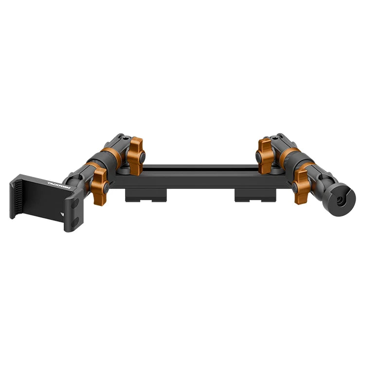 TRAXX™ - Slim Track Dash Bracket With 20LITE Phone Holder & CB Microphone Holder | 2019-2023 Ford Ranger (WITHOUT Switch Panel)