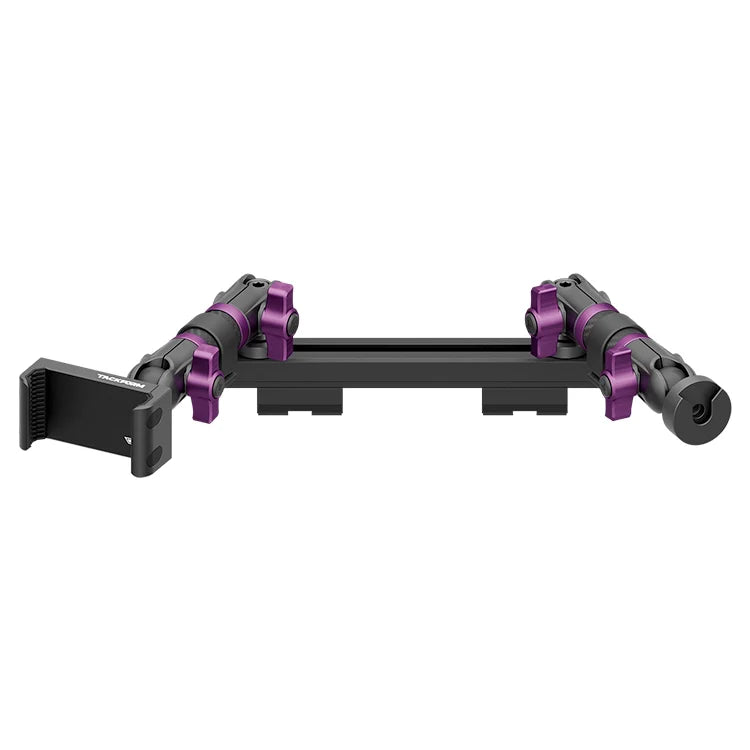 TRAXX™ - Slim Track Dash Bracket With 20LITE Phone Holder & CB Microphone Holder | 2019-2023 Ford Ranger (WITHOUT Switch Panel)