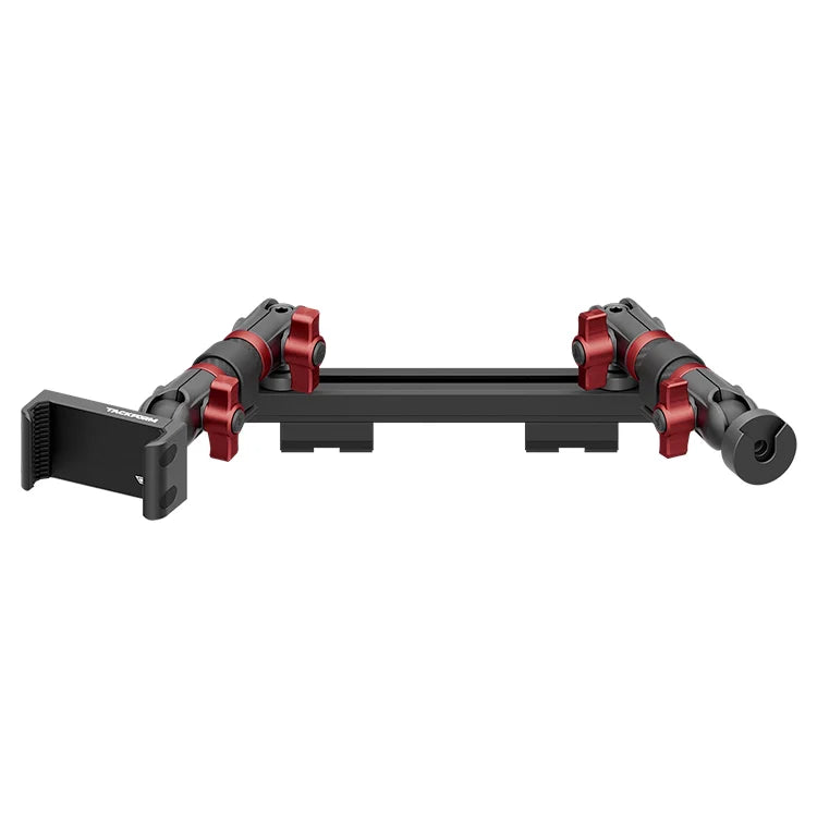 TRAXX™ - Slim Track Dash Bracket With 20LITE Phone Holder & CB Microphone Holder | 2019-2023 Ford Ranger (WITHOUT Switch Panel)