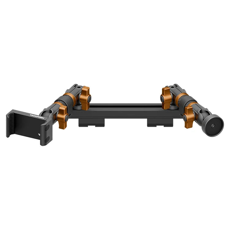 TRAXX™ - Slim Track Dash Bracket With 20LITE Phone Holder & Midland Magnetic CB Radio Mic Holder | 2019-2023 Ford Ranger (WITHOUT Switch Panel)