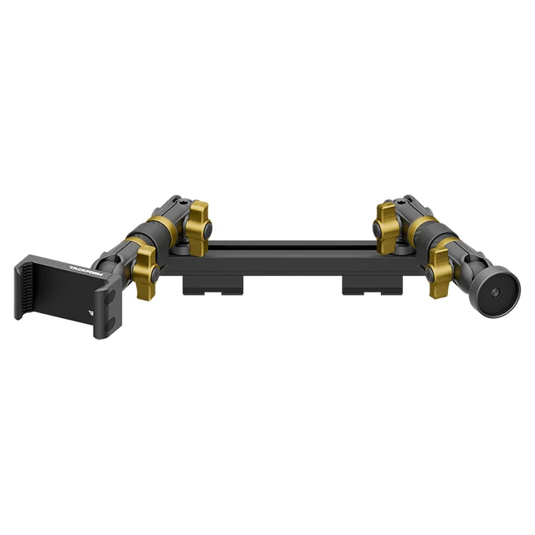 TRAXX™ - Slim Track Dash Bracket With 20LITE Phone Holder & Midland Magnetic CB Radio Mic Holder | 2019-2023 Ford Ranger (WITHOUT Switch Panel)