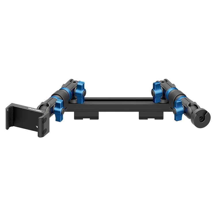 TRAXX™ - Slim Track Dash Bracket With 20LITE Phone Holder & CB Microphone Holder | 2019-2023 Ford Ranger (WITHOUT Switch Panel)